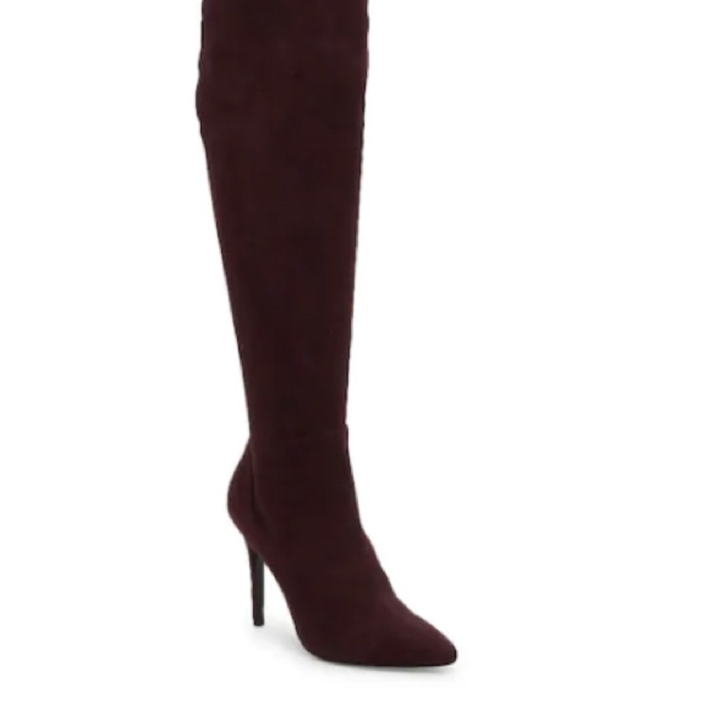 Burgundy Knee Boots by Charles David Size 8